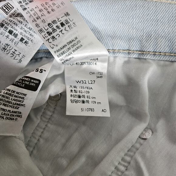 Levis Silvertab Jeans Womens 32x27 Blue High Waisted Mom Tapered Skater Indie - Picture 9 of 16